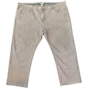 Paulo Solari Men’s Plus Size Modern Fit Gray Jeans Size 48W/32
